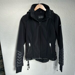 Guess Black Jacket Water repellent